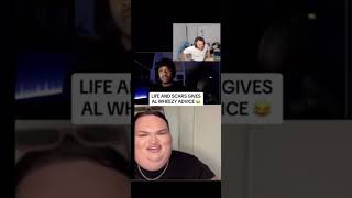 Life and scars gives Al wheezy advice must watch😂😂 Game is Game lifeandscarz funny entertainment [upl. by Myrlene]