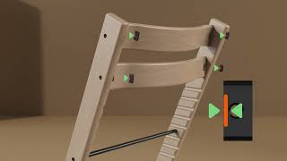 How to assemble the Tripp Trapp® Chair [upl. by Aisatal]