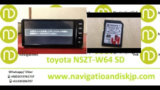 Toyota NSZT W64 sd card and ERC Solution  Software Update [upl. by Eetsirhc901]