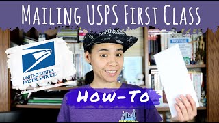 How To Mail USPS First Class Envelopes amp Packages with Stamps [upl. by Bautram]