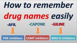 How to remember drug names easily [upl. by Scharf197]