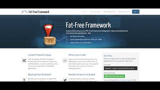 Fat Free Framework Installation [upl. by Llerol310]