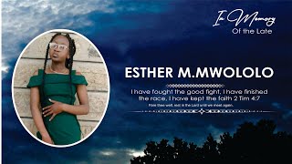 ESTHER M MWOLOLO BURIAL SERVICE [upl. by Avla]