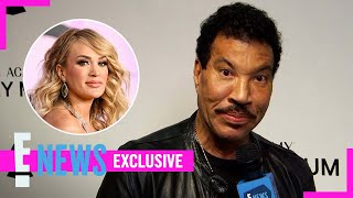 Lionel Richie Reacts to Carrie Underwood Replacing Katy Perry on American Idol  E News [upl. by Neve]