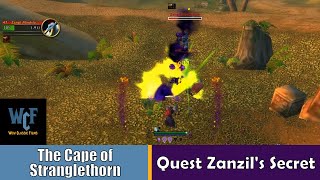 Quest Zanzils Secret  The Cape of Stranglethorn  WoW World of Warcraft [upl. by Mallissa]