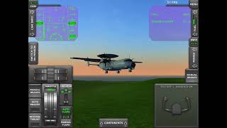 Noobie Air Force Radar Service Flight 8890  Accident Animation  Turboprop Flight Simulator [upl. by Showker]