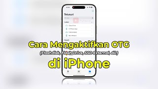 Cara Mengaktifkan OTG di iPhone  Terbaru  Semua iPhone  Tanpa PC [upl. by Lanuk]