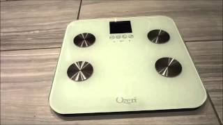 Ozeri Touch Total Body Bath Scale Review ZB13W2 [upl. by Porta]