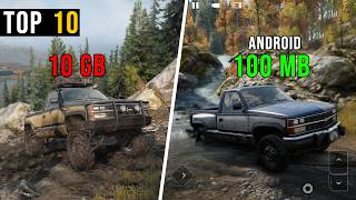 Top 10 Open World Offroad Games For Android 2023  Best Offroad Games [upl. by Arama]