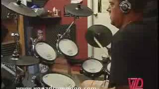 Drum Lesson  Really Cool Tom Groove  Vanz Drumming [upl. by Eerrehc]