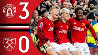 The Future Is Bright ✨🤩  Man Utd 30 West Ham  Highlights [upl. by Ewens]