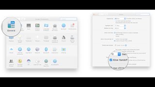 Mac OSX Hand Off Feature How to EnableDisable OSX Hand Off Feature [upl. by Aicilana]
