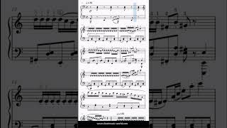 Rush E with a classical twist  Piano  Sheets Tutorial score [upl. by Tay988]