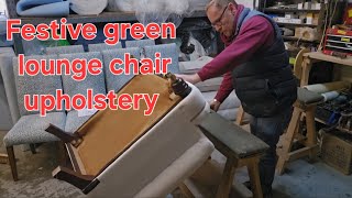 Festive green lounge chair upholstery [upl. by Maris481]