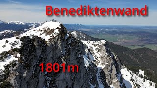 Wintertraum und Sommersonne auf der Benediktenwand  1801m in 4k [upl. by Licko651]