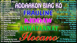 Most Played Ilocano Medlley 🦋Nonstop Ilocano Songs 2024🍁Addaakon Biag KoFrauline Kiddaw ilocano [upl. by Hauhsoj]