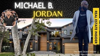 REACTION to Michael B Jordan Encino Mansion [upl. by Doowrehs439]