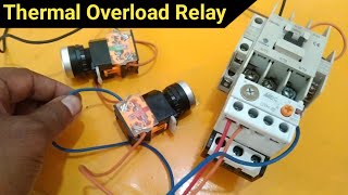 Thermal Overload Relay Connection And Working [upl. by Yeoz824]