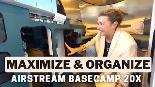 Airstream Basecamp 20X  Organization and Storage [upl. by Adanar]