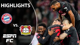 😱 TITLE SHOWDOWN SHUT OUT 😱 Bayer Leverkusen vs Bayern Munich  Bundesliga Highlights  ESPN FC [upl. by Eugenides]