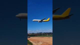 Boeing 767 da atlas Air em aproximação na cabeceira 33 de Viracopos aviation viralvideo [upl. by Rapsag419]