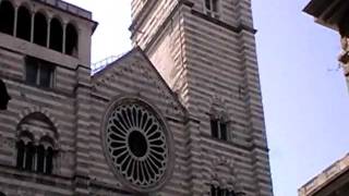 Campane di Genova Cattedrale di S Lorenzo  distesa a 7 campane [upl. by Imoyik179]