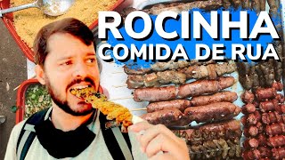 FAVELA DA ROCINHA COMO VOCÊ NUNCA VIU  COMIDA DE RUA [upl. by Kolva]