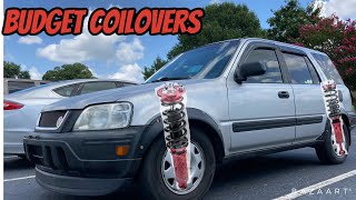 How to Install RD1 CRV coilovers MaXpeedingRods [upl. by Fulcher]