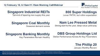 Market Outlook Industrial REITs Banking Coal Sectors and Phillip 20 Portfolio [upl. by Annoyt]