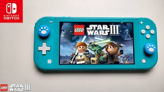 Lego Star Wars III The Clone Wars On Nintendo Switch Lite [upl. by Olifoet]