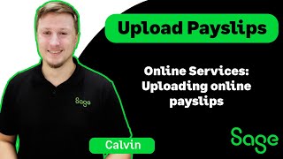 Sage 50 Payroll UK Online Services  Upload online payslips [upl. by Noyes]