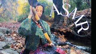 ASMR by the creek with RAINSTICK sounds  medite perto da agua sons de pau de chuva  no talking [upl. by Fatima131]