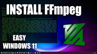 How To install FFmpeg in Windows 11 Step by StepEasy [upl. by Giralda]