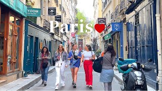 4K 🇫🇷 Paris Walk SaintGermaindesPrés SaintMichel Lunch at Ze Kitchen Galerie🌟 2022 [upl. by Ardiekal]