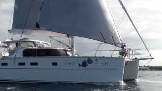 Sailing the Antares Catamaran with Genoa [upl. by Hinkle]