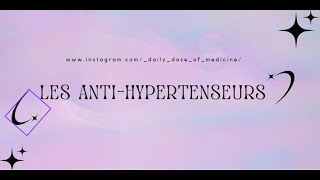 Antihypertenseurs  Comprendre leur rôle dans le traitement de l’hypertension 💊 [upl. by Martella]