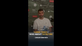 Three times I was about to retire  Interview with tennis player Grigor Dimitrov [upl. by Accalia]