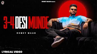 34 Desi Munde  Romey Maan  Beat Boi Deep  Latest new punjabi songs 2021 [upl. by Fields]