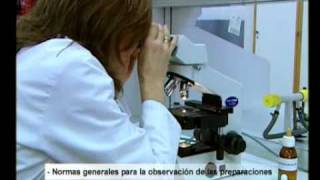 Técnicas Básicas en el Laboratorio de Microbiología Microscopio Óptico [upl. by Ahsikam423]