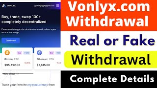 Vonlyxcom Real or Fake  Vonlyxcom Withdrawal  Vonlyxcom Review  Scam or Legit  BTC Withdrawal [upl. by Katonah]