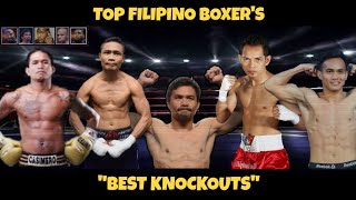 Top 5 greatest filipino boxers and their best knockout quothighlightsquot [upl. by Ailiec]