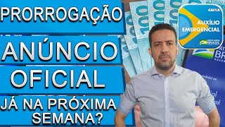 AUXÍLIO EMERGENCIAL PRORROGAÇÃO CONFIRMADA PARA PRÓXIMA SEMANA MAIS 4 DE R600JANONES GANHA FORÇA [upl. by Maynord849]