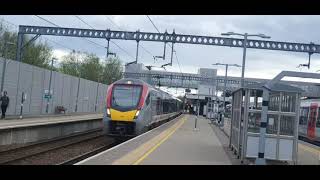 Greater Anglia Stadler Flirt  Class 755402 departing Cambridge North with 6 Tone Horn 130422 [upl. by Glynis]