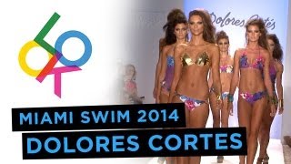 Dolores Cortés Fashion Show Miami Swim Week 2014 [upl. by Ahsinek630]