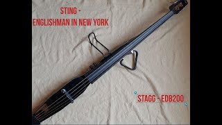 Sting  quotEnglishman in New Yorkquot Electric Upright Cover [upl. by Oicneconi]