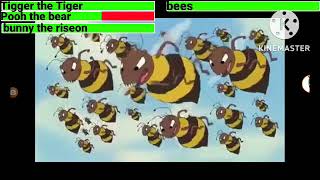 Piglets Big Movie bees Chase with healthbars Casey andhambra [upl. by Alleris791]