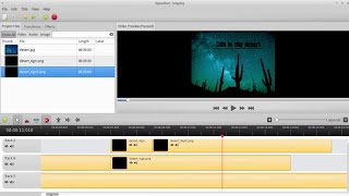 Video editing on Linux Openshot [upl. by Ecydnac]