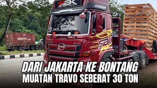 HINO 500 GAK BOLEH MUATAN BERAT CUKUP 30 TON AJA TRAFO DARI JAKARTA KE BONTANG  SBK TRANSPORT [upl. by Donald]