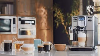 Plnoautomatický espresso kávovar Philips 5000 LatteGo [upl. by Arobed]