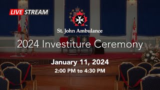 St John Ambulance BCY 2024 Investiture Ceremony Live Stream [upl. by Ahseet]